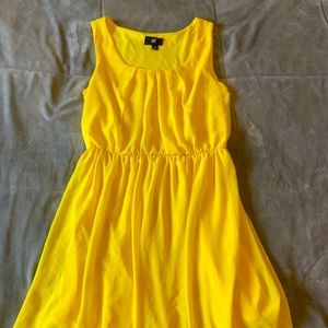 Short Yellow Fairy Dress